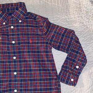 Boys Polo Ralph Lauren long sleeve plaid shirt